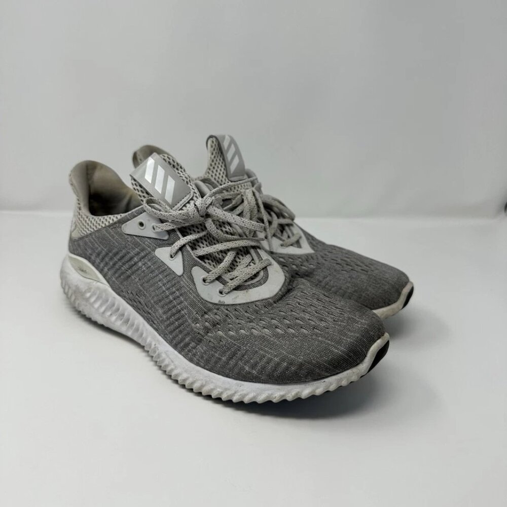 Adidas AlphaBounce EM BW1205 Gray Mens Size 11 Running Shoes Sneakers Used